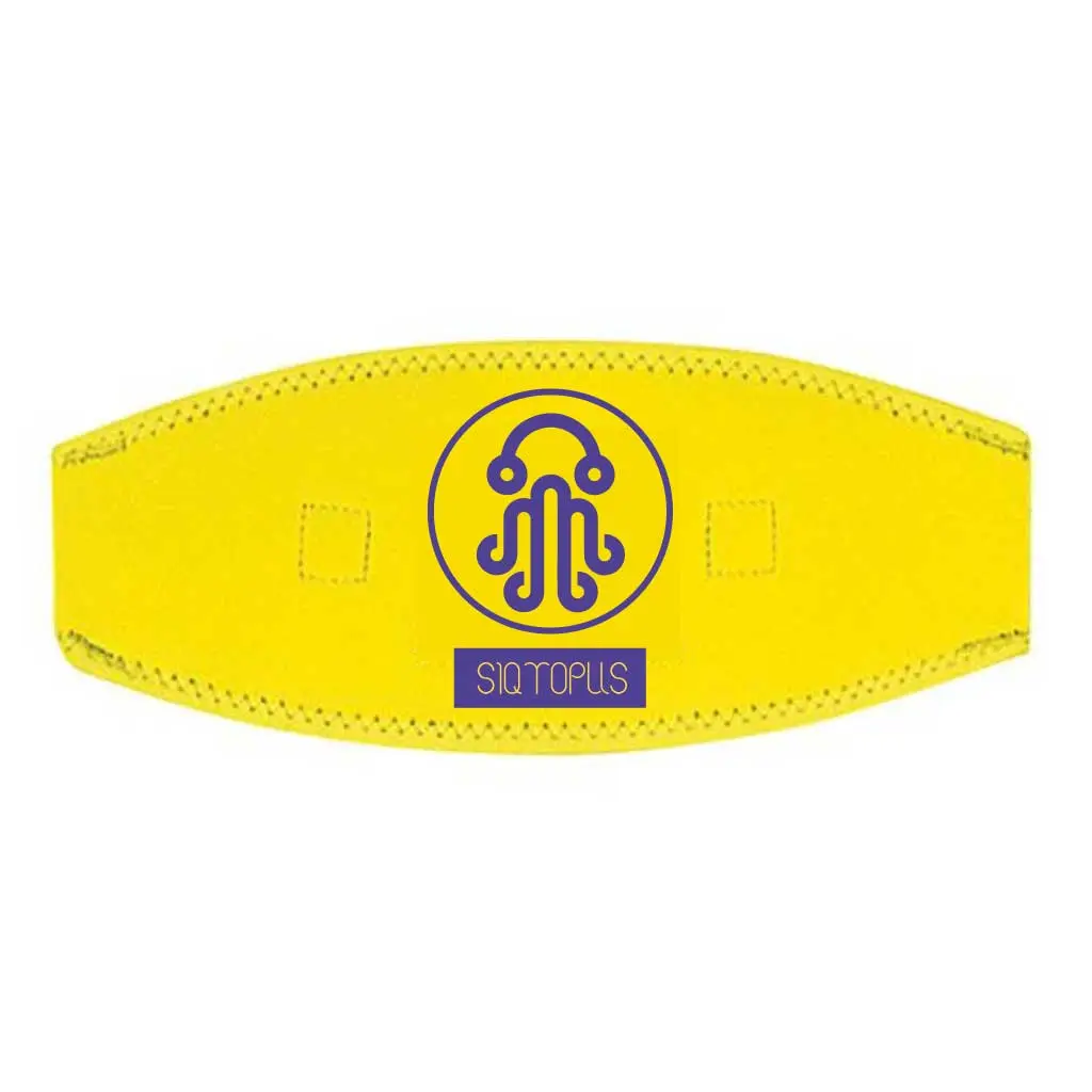 Neoprene scuba mask strap